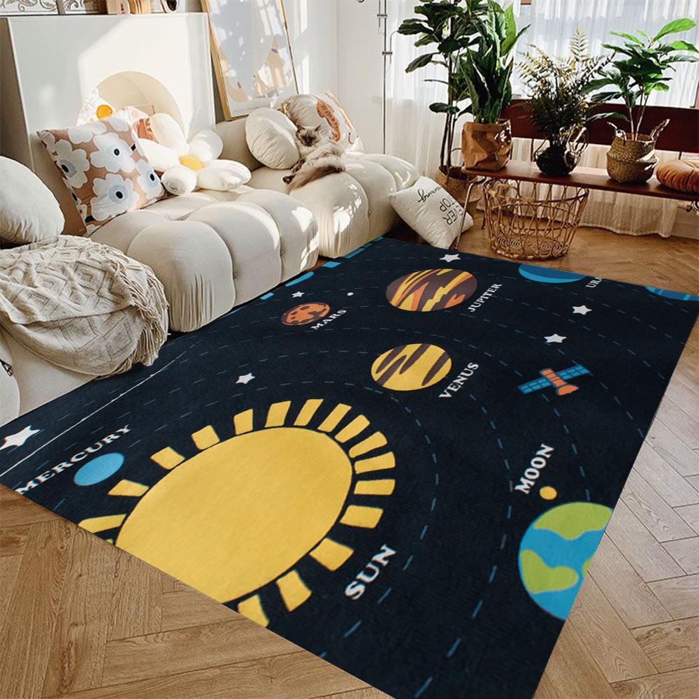 Space Universe Planet Carpet 3D Printed Floor Mats Carpet Living Room Kitchen Entrance Door Mat Anti-slip Rug Area Hallway Mats