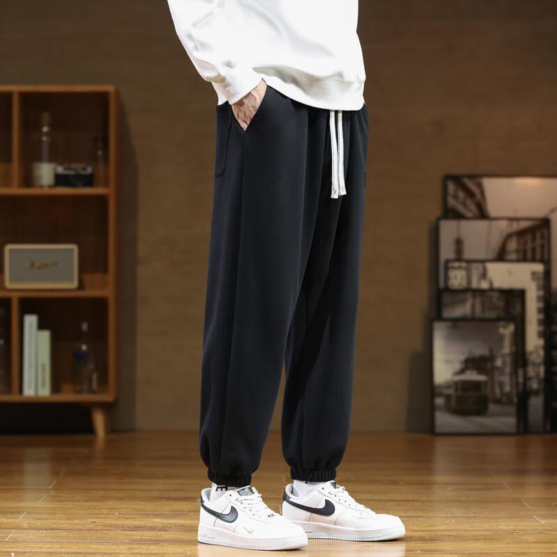 Dingfengbaoluo Men's Loose Fit Cuffed Casual Sweatpants