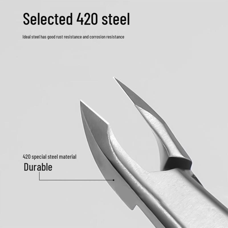 Stainless Steel 4th Gen Swan Cuticle Nipper & Nail Clipper Set for Manicure Care