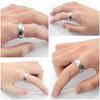100% 925 Solid Silver Ring Women's Fashion Silver Bohemia Letter Design Charm Femal Body Jewelry Valentine's Day Gifts