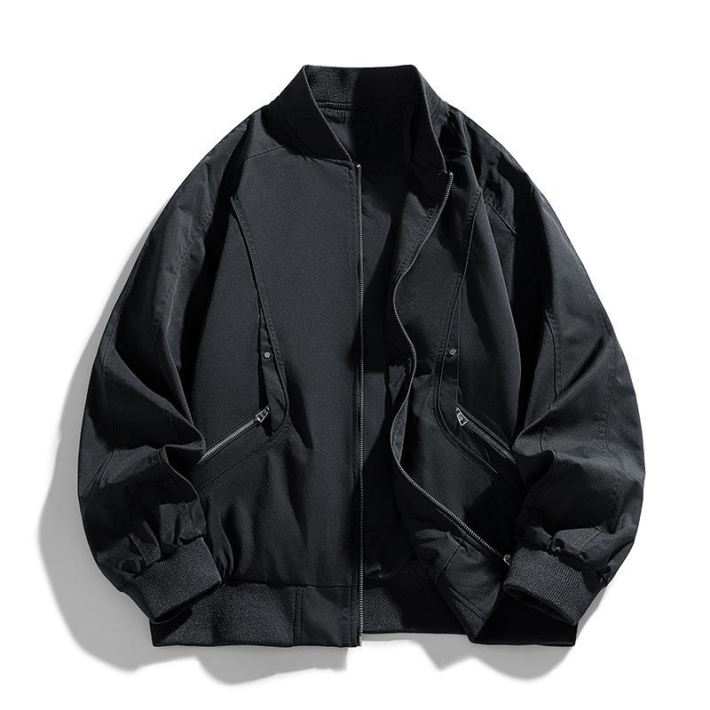 2025 Spring and Autumn American Fashion Brand Flight Suit Jacket, Men's and Women's Baseball Collar Jackets, Loose Jackets, and Padded Jackets