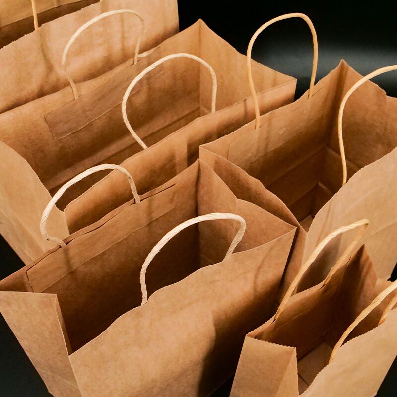 Haistick HK-5041 Kraft Paper Handle Bags