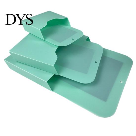 Stationery Box Magnetic File Holder Storage Solid Color Large Capacity Office Organizer Full Size Pocket Wall Hanging