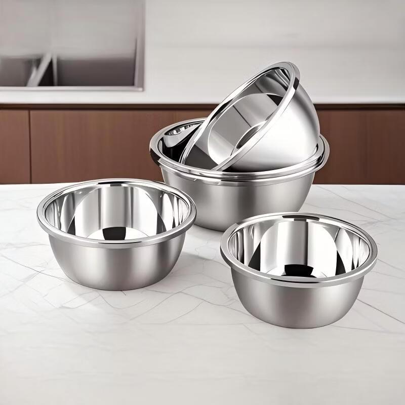 Wutuo 38CM Stainless Steel Multi-purpose Kitchen Bowl Set