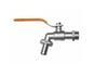 Ball Faucet 3/4"" Gz 3/4"" For 1/2"" Hose, Nickel-Plated Zinc