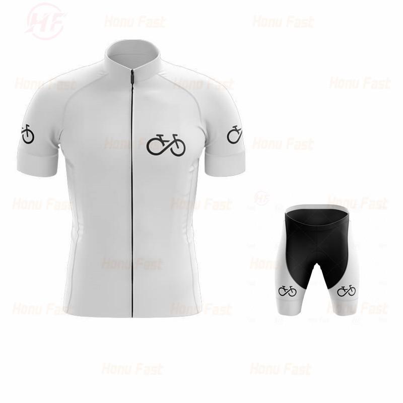 New Short-sleeved Men's Cycling Suit Hygroscopic Sweat-wicking Bicycle Clothing