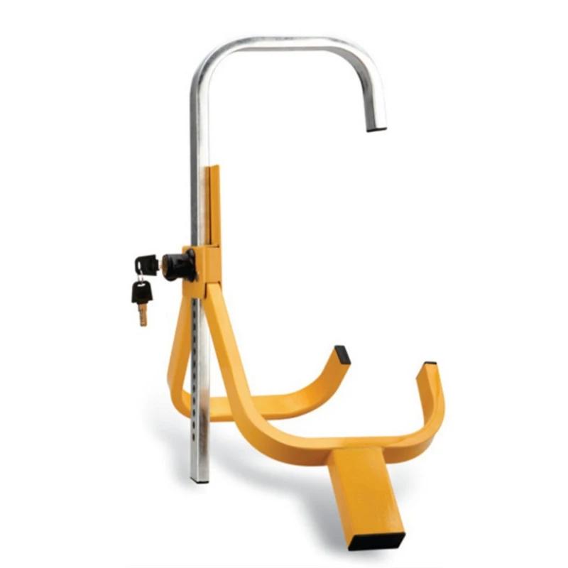 Car Tire Lock Convenient Operation Small Three Fork Wheel Lock Tire Lock Car 3.4/kg Security Lock Automobiles Car Accessories