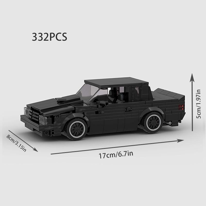 City Cars Sports Racing Classic Vehicle Racer Moc Need For Speed Regal Grand National Building Blocks Toys Kids