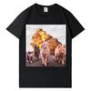 Funny Cat Explosion Pop Graphic T Shirt Fashion Crewneck Short Sleeve Summer Gothic Print Topunisex Loose Clothes Hot Sale