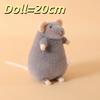 Peluche Topo Cartone Animato Morbido Pelliccioso Animale di Peluche Ratto Adorabile Topo Elegante Peluche Per Ragazza Decorazione Casa Regali di Compleanno
