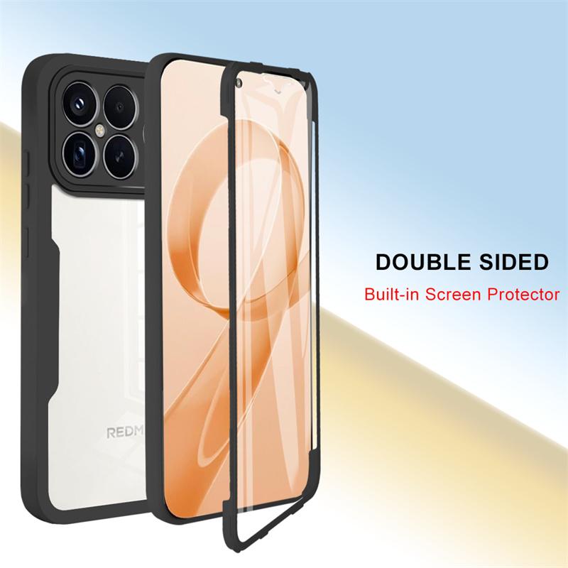 360 Full Body Shockproof Phone Case For Xiaomi Poco F8 Pro F8 Ultra Case Soft Silicone Bumper Cover For PocoF8Pro PocoF8Ultra 5G