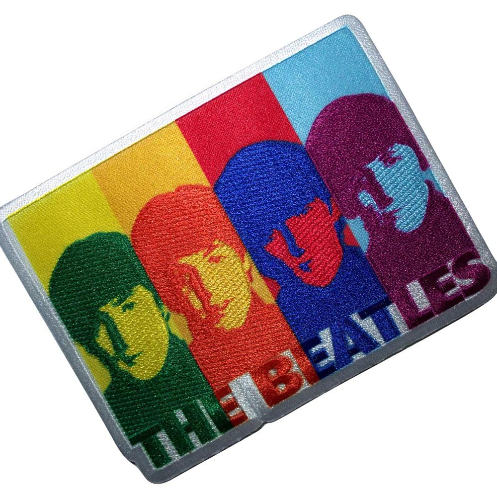 The Beatles Colour Headshot Iron On Patch
