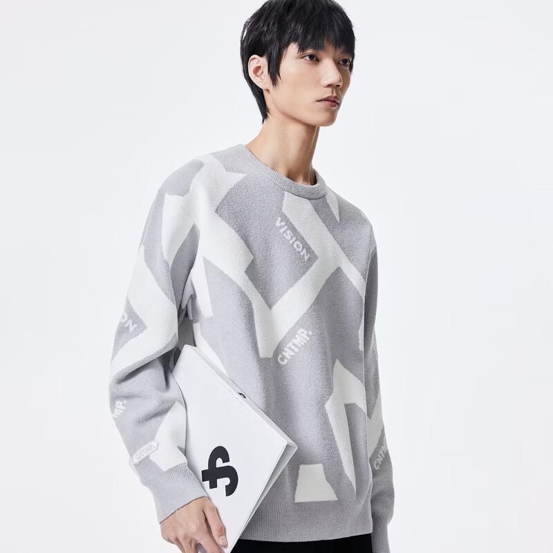 Jack & Jones Men's Chenille Round Neck Pullover Sweater