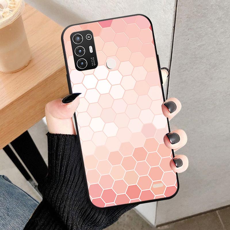 Soft Case For ZTE Blade A52 Shockproof Protective Back Cover For ZTE Blade A52 Fashion Painted TPU Silicone Phone Case Cover