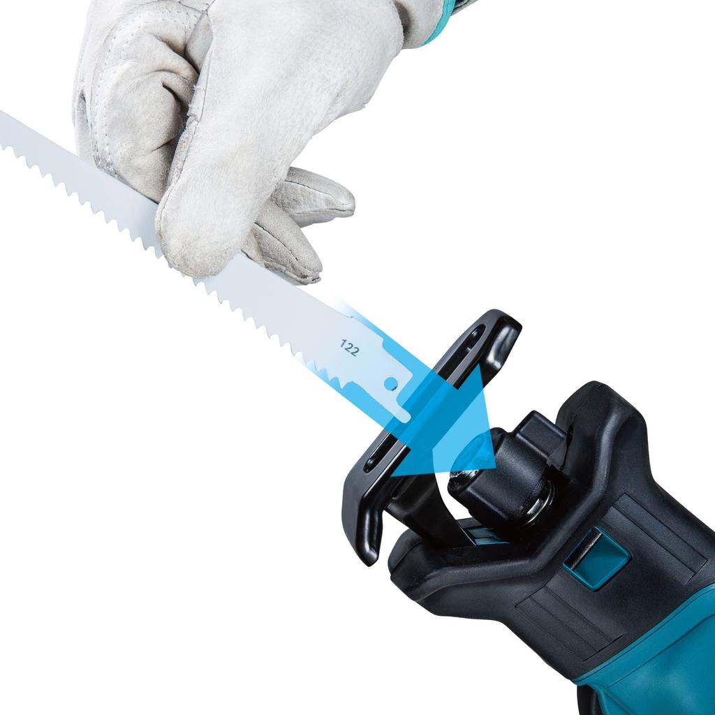 Makita Rechargeable Reciprocating Saw 18V6Ah with JR184DRGT Battery/Charger/Case