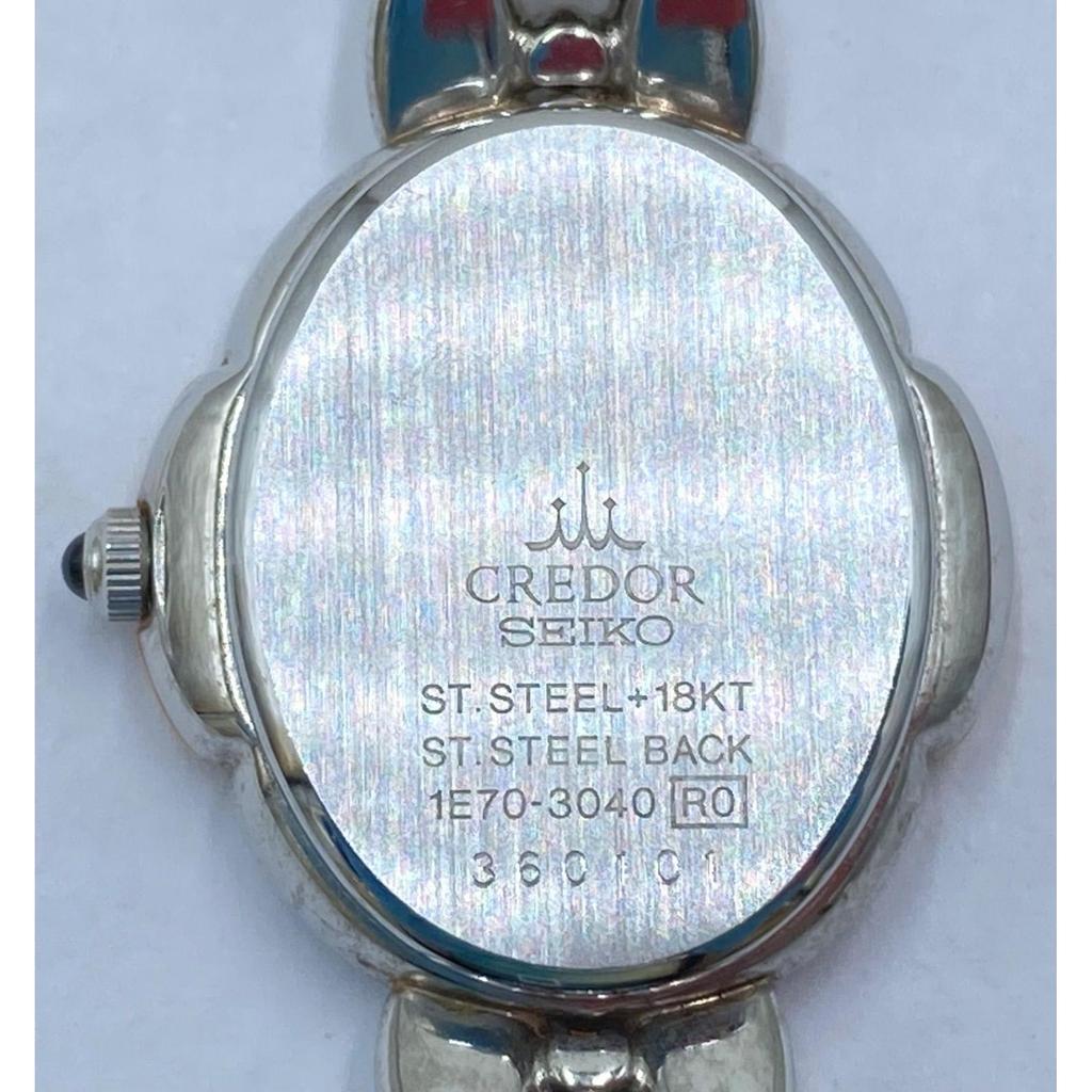 Used SEIKO Credor Watch Ladies 18KT Stainless Steel Combi