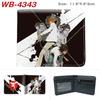 Death Note Geldbörse Anime Vollfarbdruck Kurz Faltbar Kartenhalter Unisex Münzbörse 1 Stück