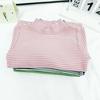 Kids' and Parents' Striped Long Sleeve T-shirt - Semi-High Collar Elastic Layer for Autumn/Winter