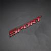 1x Metal Red Sport Racing Car Trunk Tailgate Sticker Decal 165mmx23mm Universal