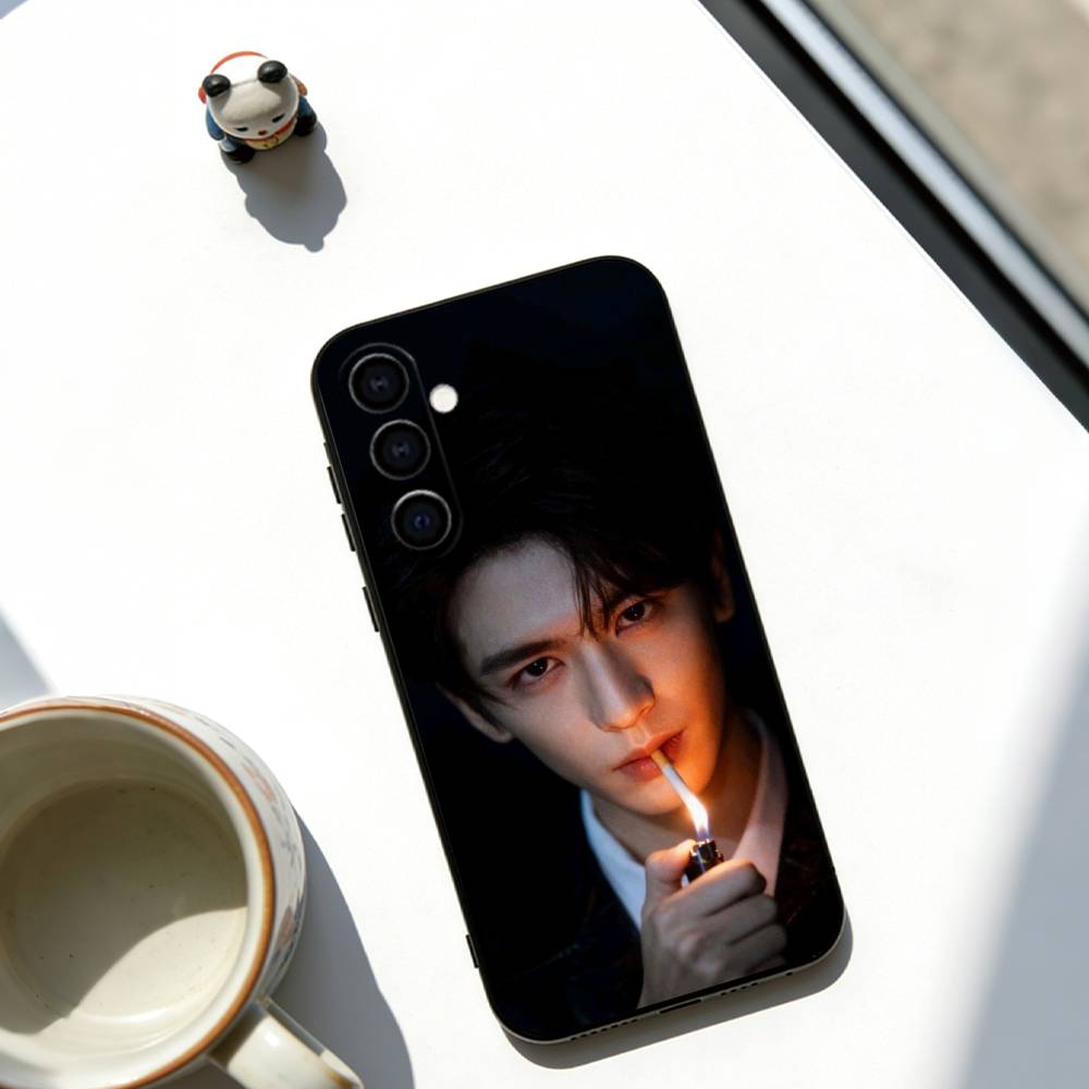 Zhang Linghe Phone Case Black Silicone Soft For Samsung Galaxy A73,A72,A71,A70,A53,A52,A51
