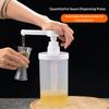 1Pcs Kitchen Honey Container 5-30Cc Liquid Dispenser With Scale Coffee Syrup Bee Drip Bottle With Hydraulic Pump And Nozzle Head