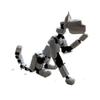 Multi-Jointed Movable Shapeshift Robot 3D Printed Mannequin Character and Dog Figures Toys Parent-children Game for Kids Gifts