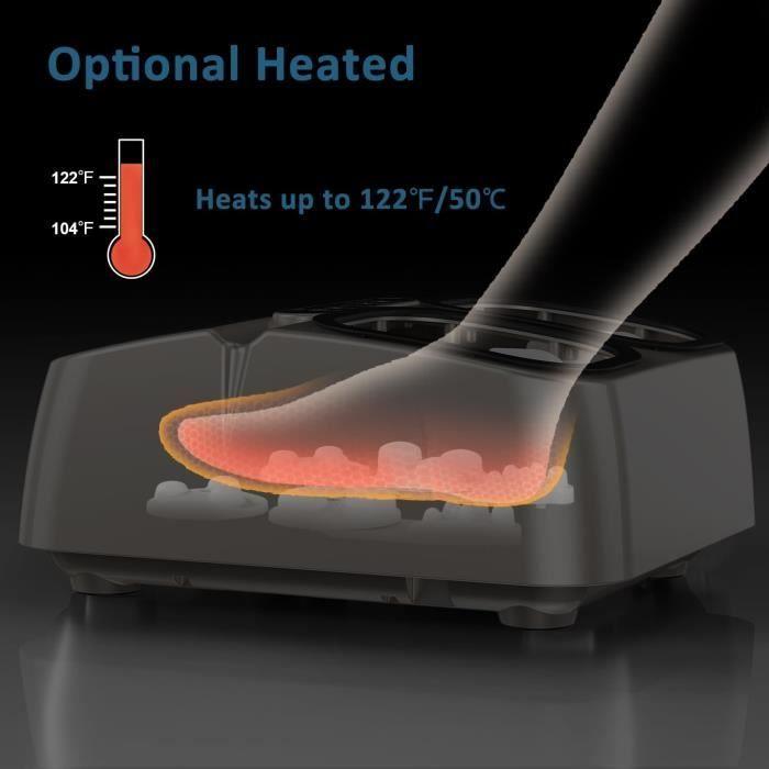 Appareil Massage Pieds - Mountrax - FM-001 - Écran Tactile Miroir - Télécommande - Chauffage