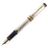 Excellent AURORA  Fountain Pen Carlo Goldoni Silver 925 Mens Used