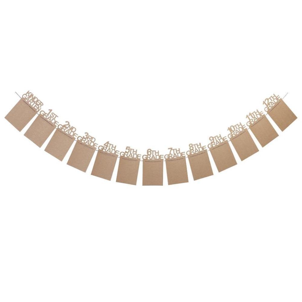 12. Klasse Herzlichen Glückwunsch Absolvent Banner Feiern Fotorahmen Hängeflagge Universitätsabschluss