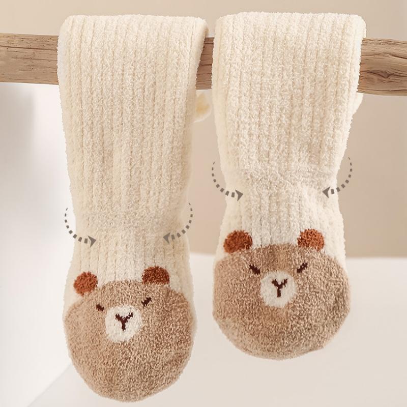 Winter Baby Long Stockings Warm Thick Baby Tube Socks Cute Cartoon Loose Cuff Newborn High Knee Socks
