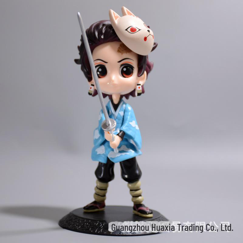 Large Demon Slayer Tanjiro, Zenitsu & Nezuko Car Ornaments Doll Set