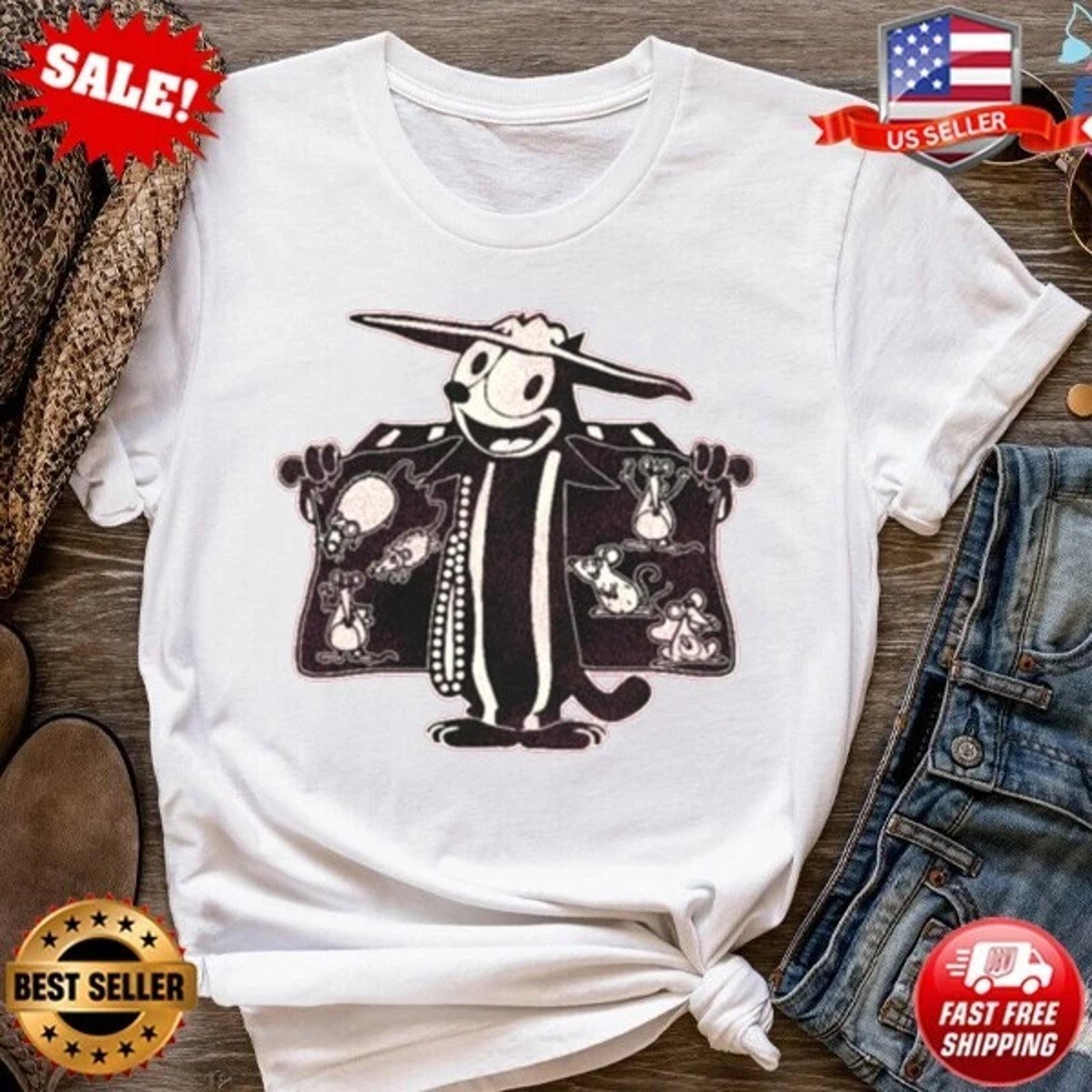 Felix The Cat Got The Goods Vintage Graphic Tee Mens Cotton T-Shirt XXL