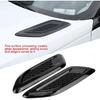 KIMISS Hood Vents, Exterior Hood Air Vent Outlet Wing Trim for Land Rover Range Rover Evoque 2012-2018(Black)