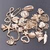 30 stuks/partij Willekeurig Gemengde Emaille Bedels Voor Sieraden Maken Benodigdheden Zon Maan Ster Fruit Dier Bedel Hanger Materialen DIY Oorbellen
