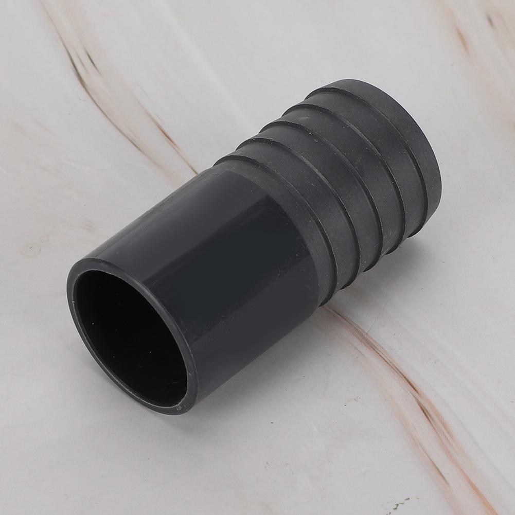 PVC Eco‑Friendly Water Pipe Connector Safe Hard Tube To Hose Easy Connection Adapter(Gray