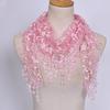 2025 New Fringes Shawl Female Scarf Women Tassel Shawls Scarves Hollow Out Silk Hijab Women Flower Lace Pendant Scarf Wrap