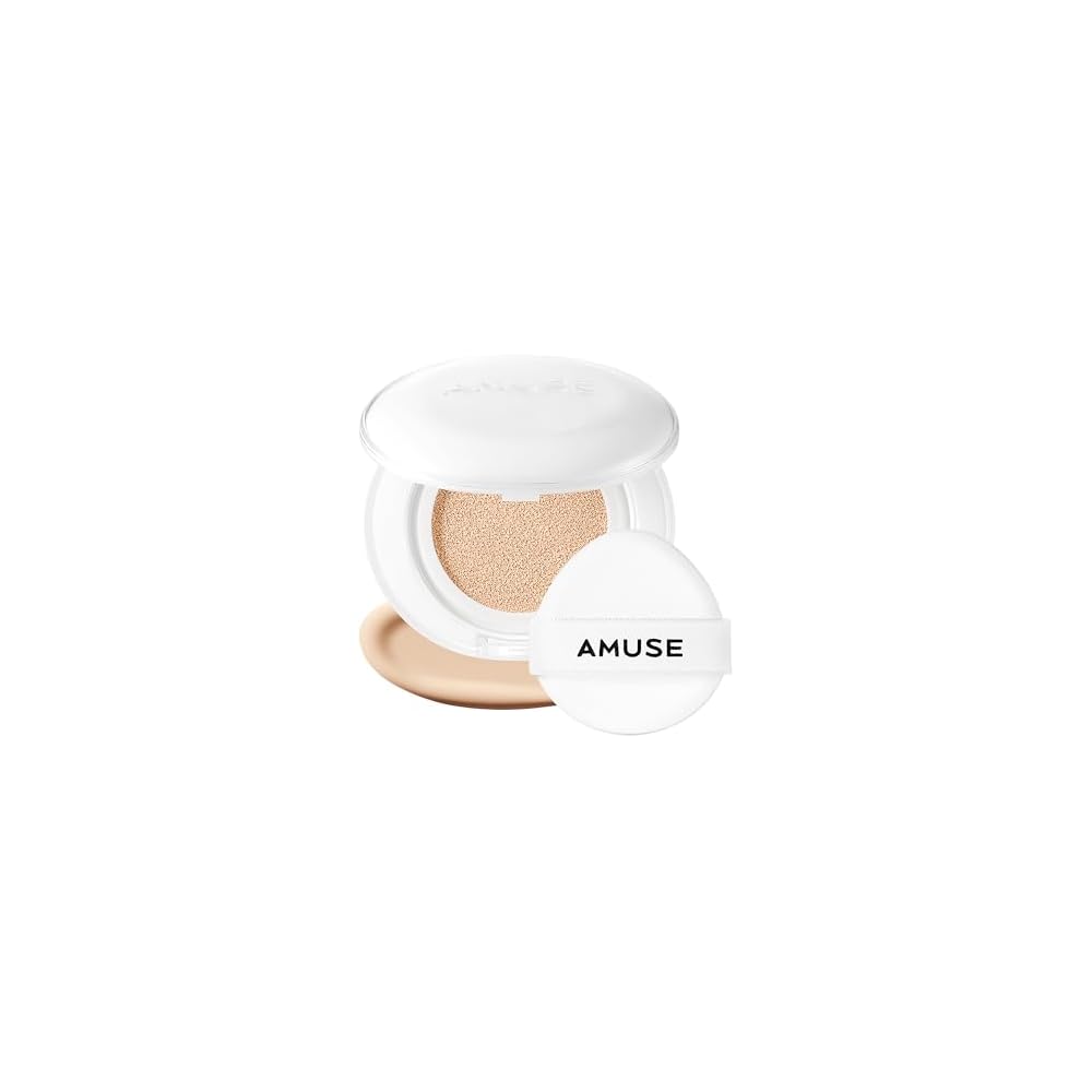 Amuse Ceramic Skin Perfecter Cushion 02 Healthy 15g Semi-Matte Pore Cover Korean Cosmetics