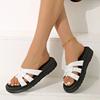 2025 New Women Slippers Summer Open Toe Casual Shoes Leisure Sandal Female Beach Flip Flops Big Size