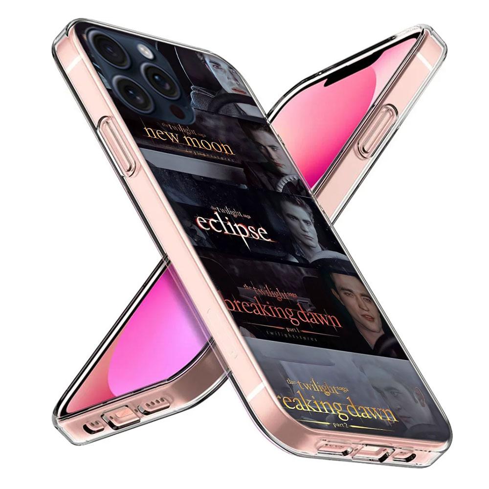 Twilight Saga Transparente Handyhülle Für Iphone 17 Air 16 Pro Max 15 Pro 14 Plus 17E 16E 11 13 12 Mini Hüllen Cases Fundas Handy TPU Kappe