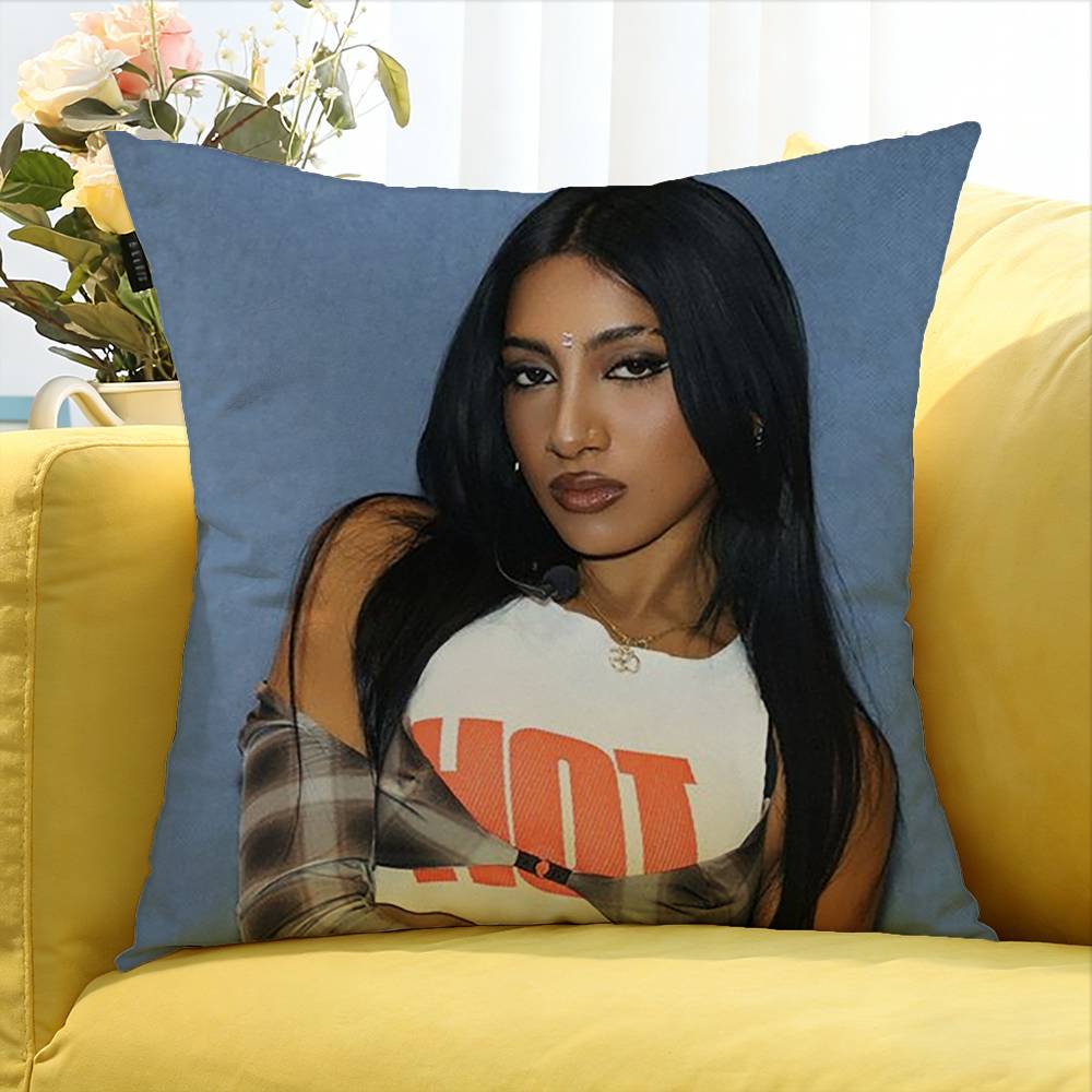 Lara K-KATSEYE Various Sizes Square Pillow Case For Car Home Bedchamber Decor