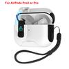 Shockproof Hard Protective Cover for AirPods Pro 2,Compatible with Apple AirPods Pro2 Case with Secure Lock Phone Holder