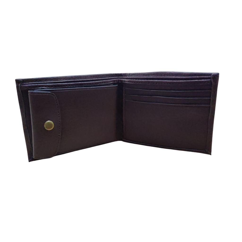 @ Leather Wallet Pocket Card Holder Brown Color For Men 84Gm Zr-8005-60%Off