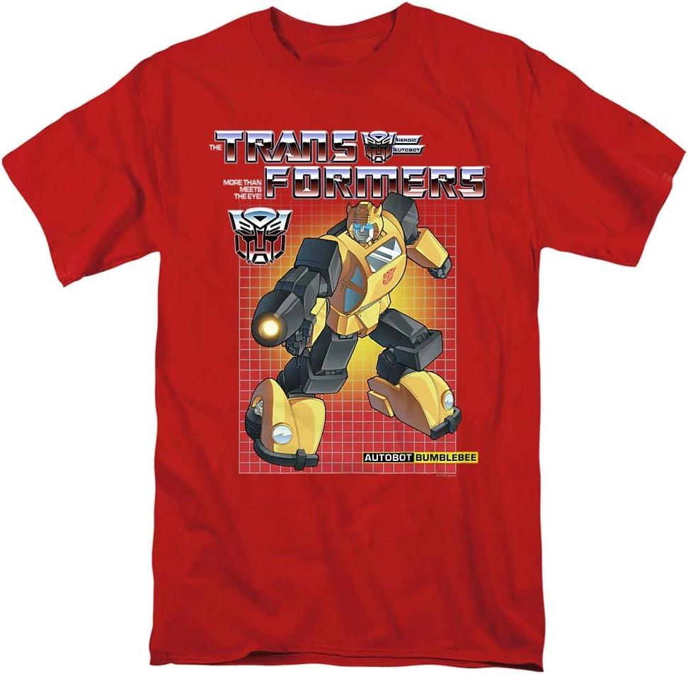2026 Summer Hasbro Licensed Transformers Optimus Prime100 Cotton Print Tshirt Bumblebee G1 Comfortable Bumblebee Fashion Y2K 100