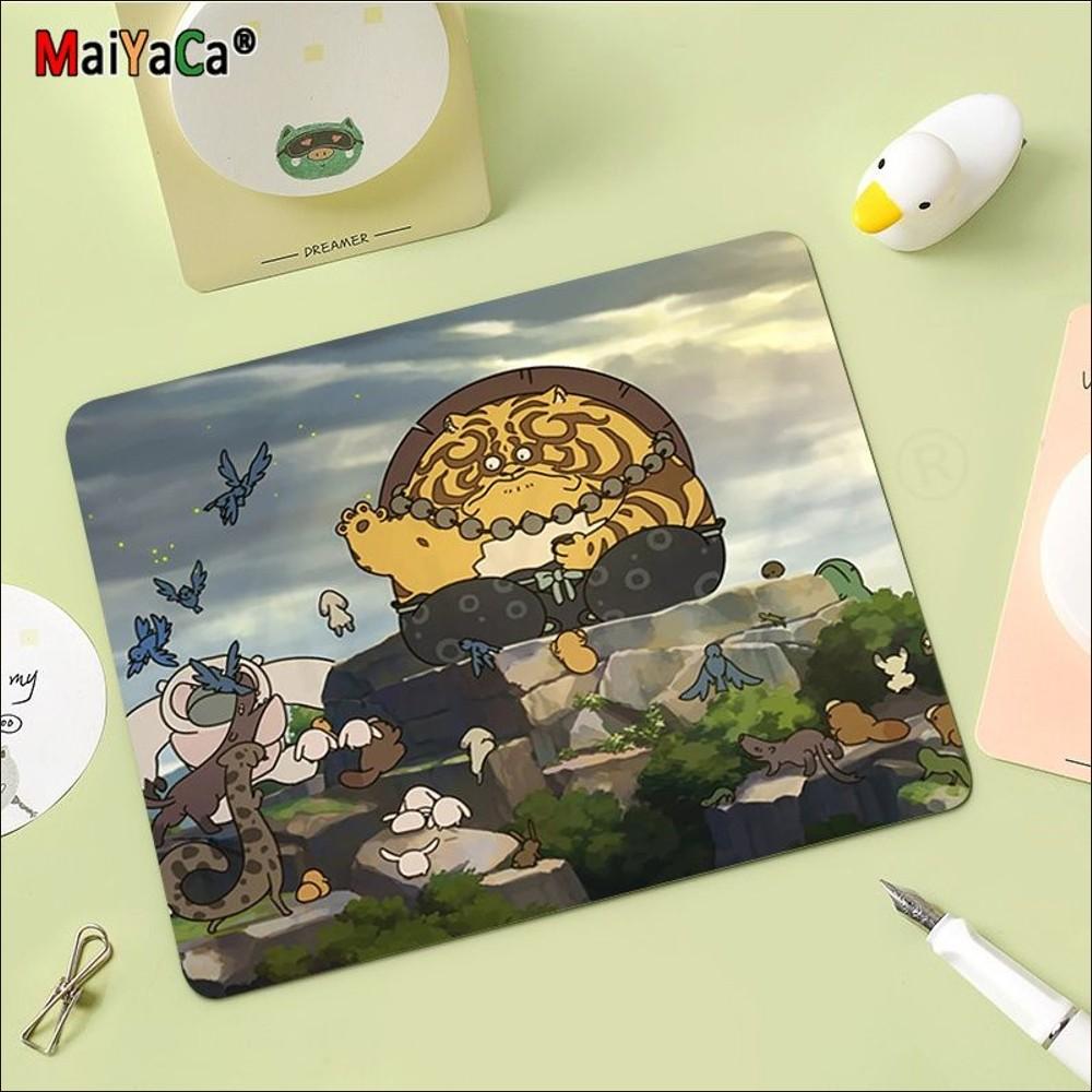 The Legend of LUOXIAOHEI Mousepad Rubber Small Thickened Mouse Pad Gaming Keyboard Table Mat Office Decor for PC Mouse Carpet