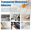 JUE-FISH Transparent Waterproof Adhesive Transparent Waterproof Coating Bathroom Balcony Brick Free Roof Leak Proof Adhesive
