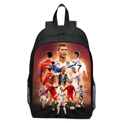 Plecak kreskówkowy Gwiazdy Piłki Nożnej: Messi, Ronaldo, Mbappe i Neymar