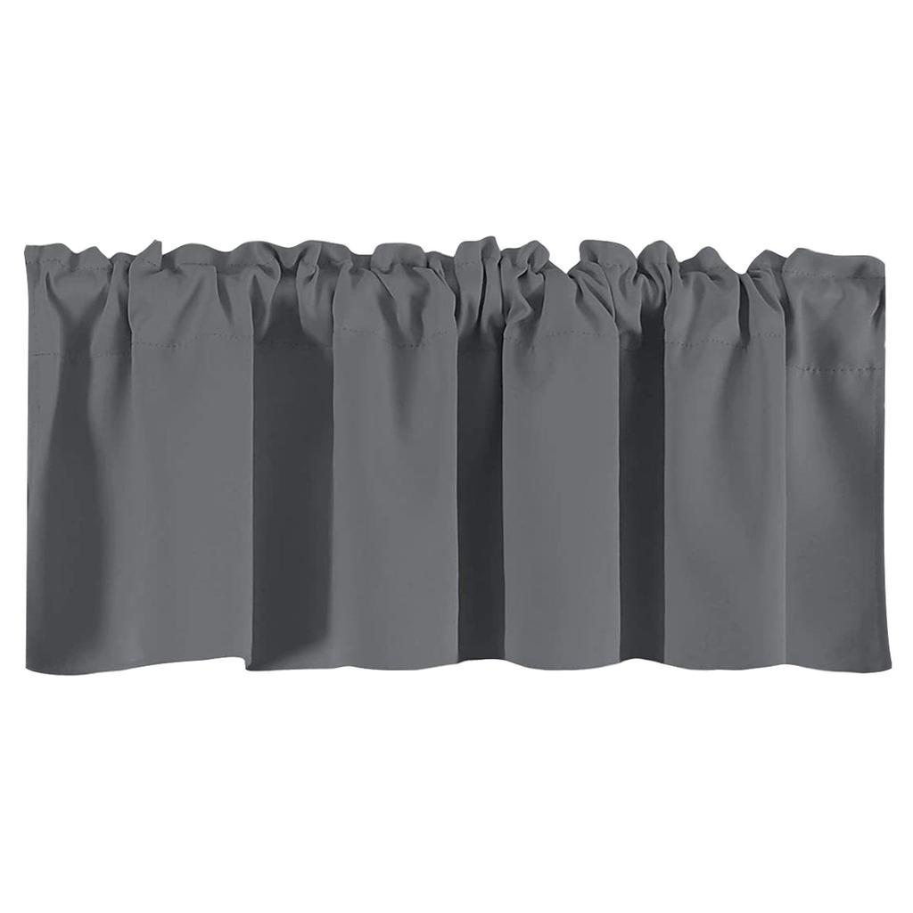 Fabric Short Curtains/valances With Rod Pocket Design For Easy Installation. Made Of Breathable, Skin-friendly Fabric, They Offer Partial And So