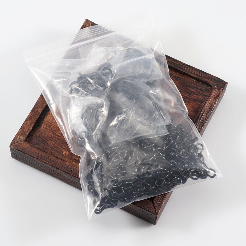 

Silver Black Cross Hanging Chain for Baskets, Bird Cages, Signs, Tags, and Flower Pots Black Total Length 9.5 inches 24 cm