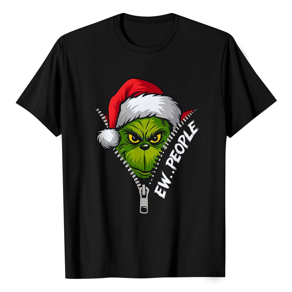 Women's Casual Printed T-Shirt Round Neck Pullover Short Sleeve Top