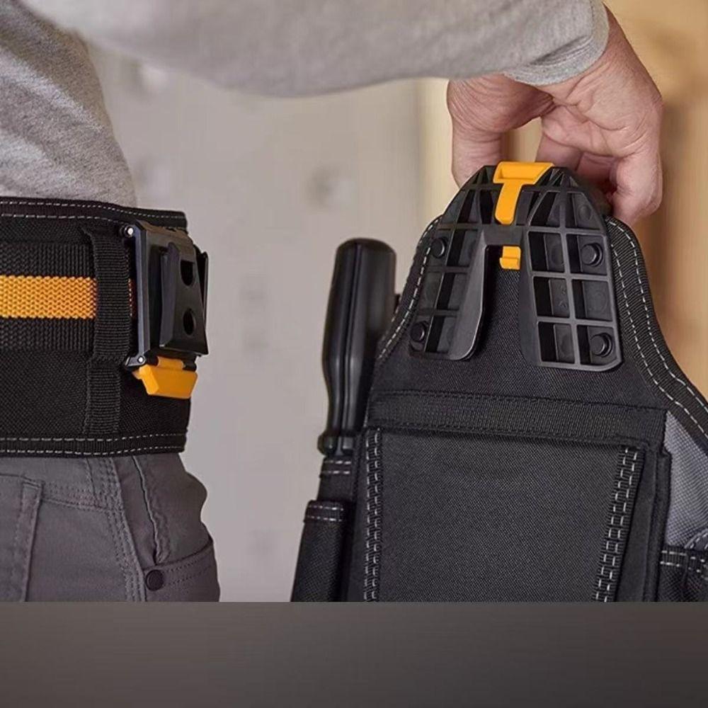 Quick Attach Waist Buckle Sturdy ABS Tool Belt High Quality Waist Bag Clip  Professional Use